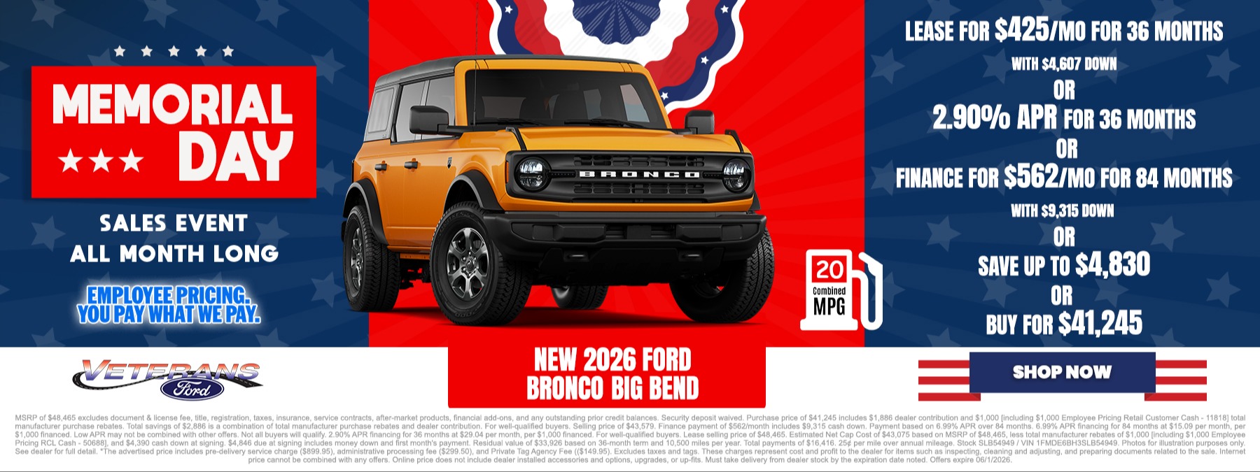 New 2026 Ford Bronco Big Bend